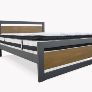 Alexis King Bed Frame -Walnut