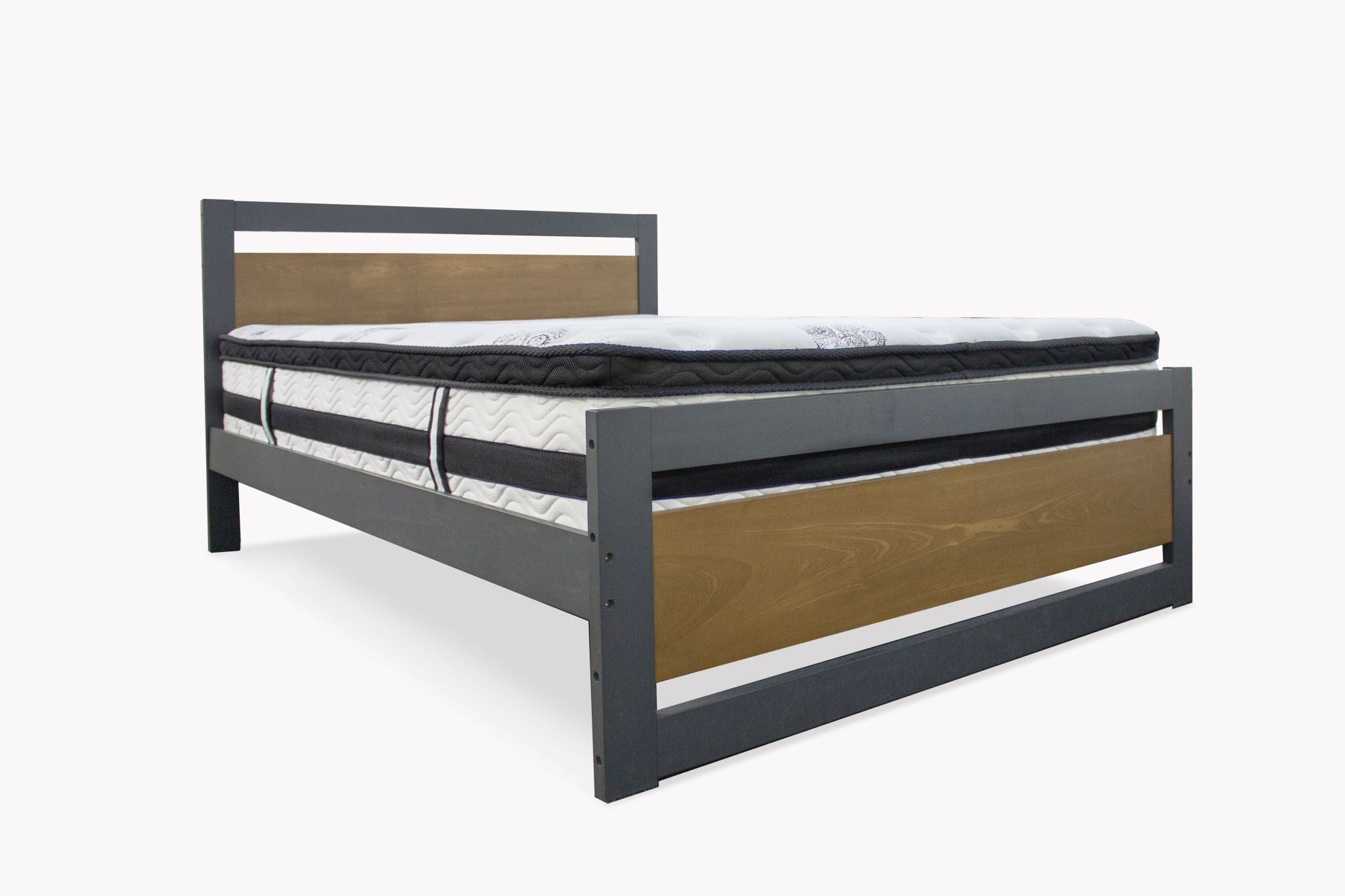 Alexis King Bed Frame -Walnut