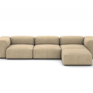 Corduroy Fabric Sofa Set