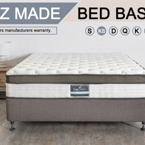 DS NZ MADE SW King Single bed base light Grey NZ