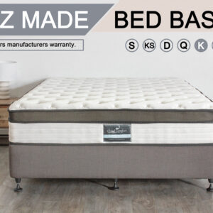 DS NZ MADE SW King split bed base light Grey NZ