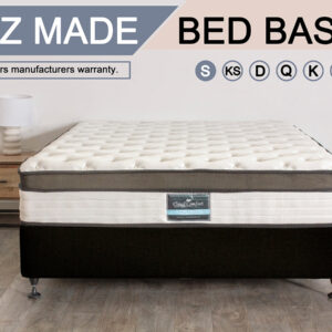 T DS NZ MADE SW Single bed base black NZ