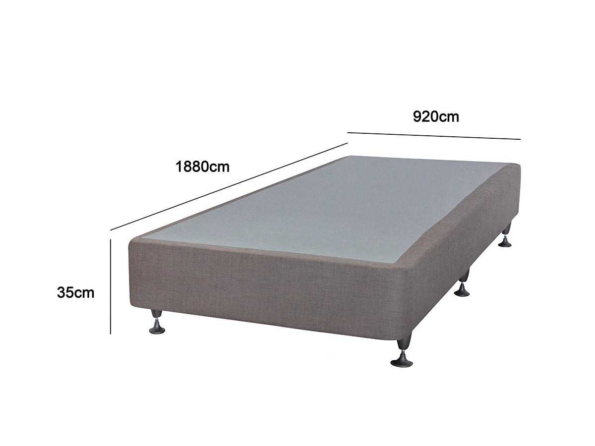 T Ds Nz Made Sw Single Bed Base Light Grey Nz Pr8986 Bed Frames Nz Depot 3 - Nz Depot