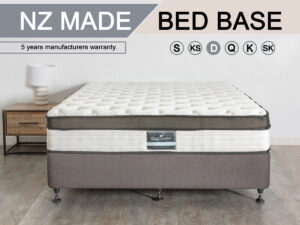 T Ds Nz Made Sw Double Bed Base Light Grey Nz Pr8988 Bed Frames Nz Depot - Nz Depot