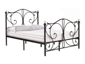 T Elizabeth Bed Double Black Pr2220 Bed Frames Nz Depot - Nz Depot