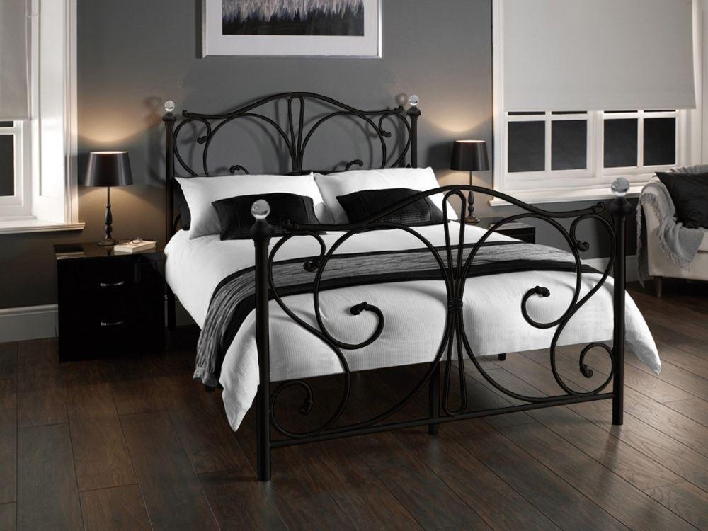 T Elizabeth Bed Double Black Pr2220 Bed Frames Nz Depot 4 - Nz Depot