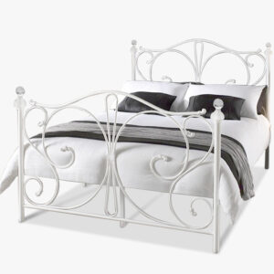 Elizabeth Double Bed Frame - White