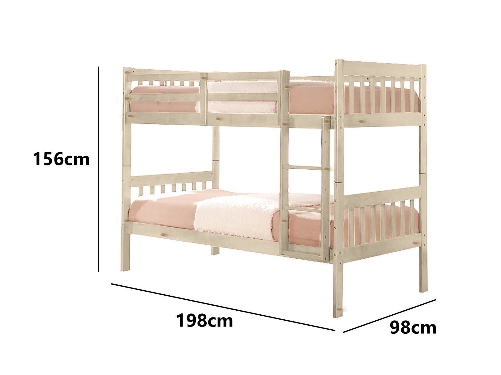 T New Lydia Bunk Bed Natural PR9127 Bunk Beds NZ DEPOT 3 - NZ DEPOT