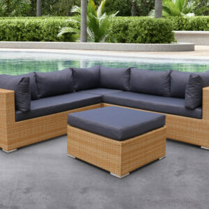 Rimini Lounge Set Sand Wicker