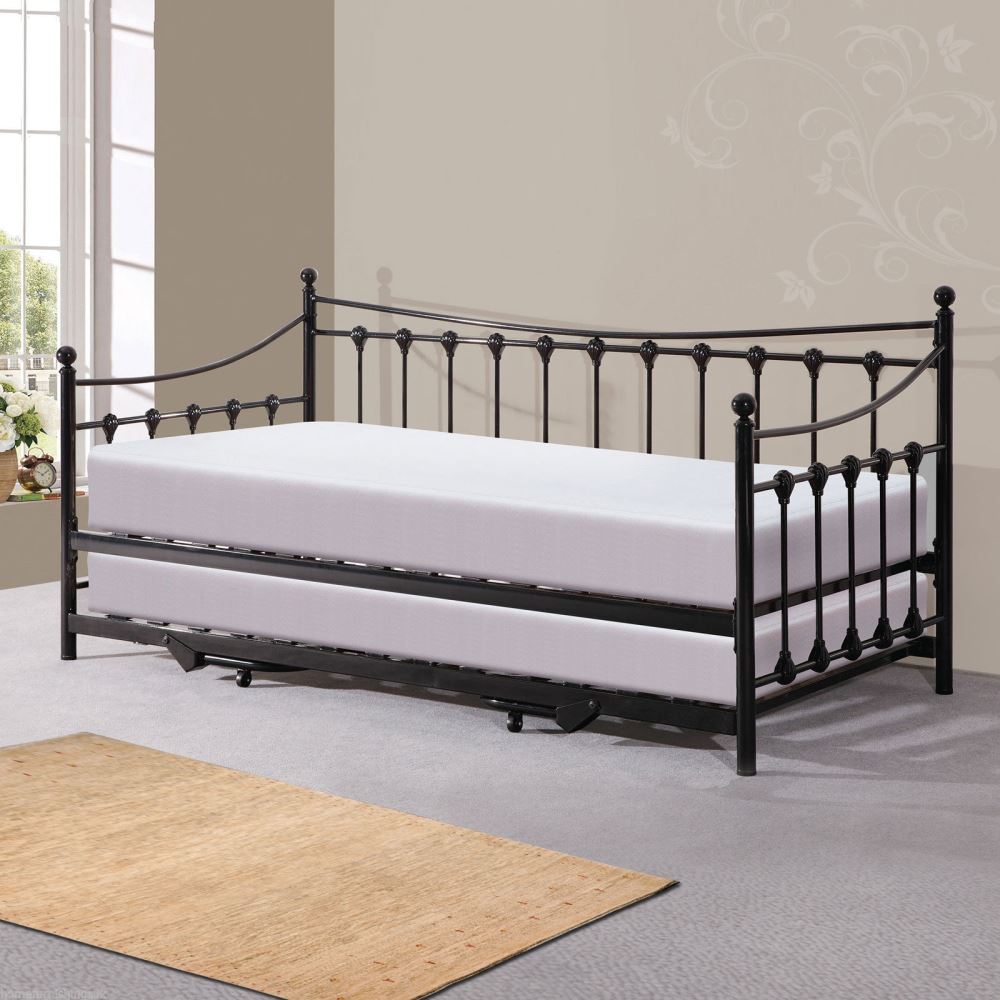 T Sierra Day Bed B Black PR2061 Bed Frames NZ DEPOT 3 - NZ DEPOT