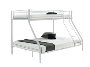 T Triple Bunk Bed White 36Cm Top Guardrail Pr666473 1 Bed Frames Nz Depot - Nz Depot