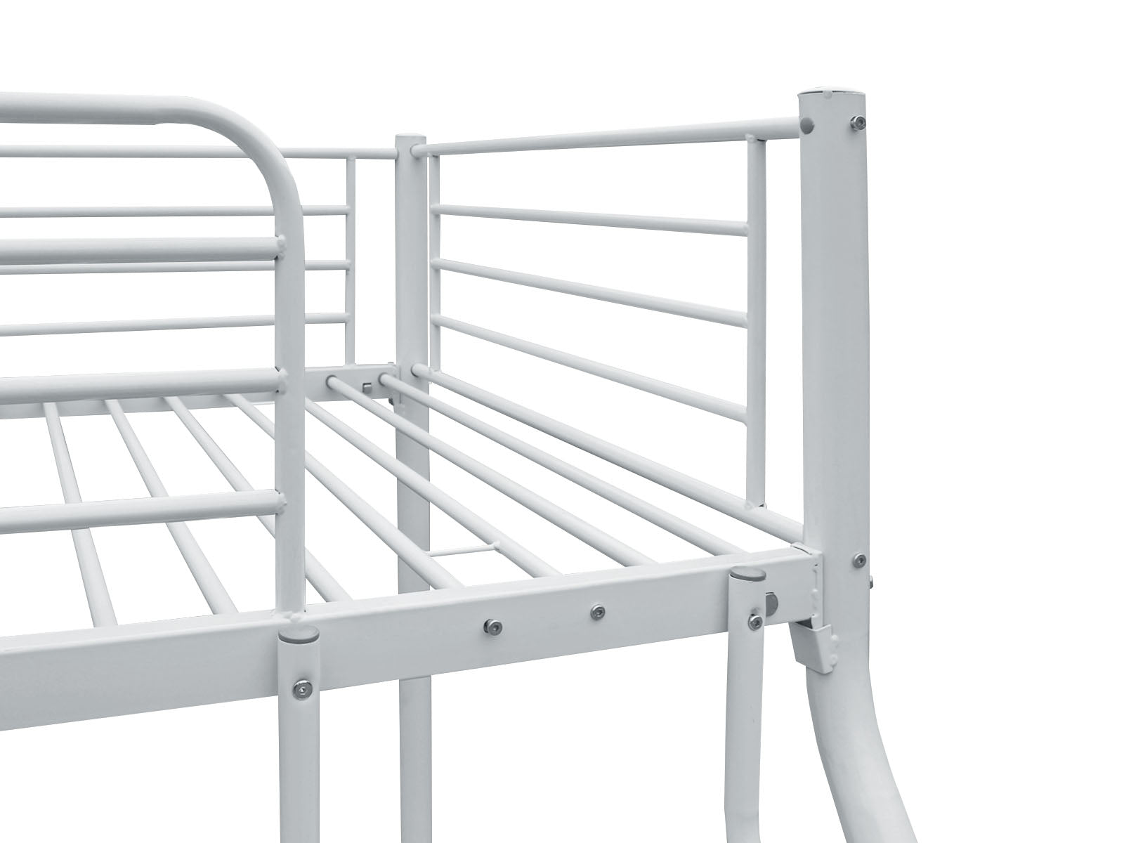 T Triple Bunk Bed White 36Cm Top Guardrail Pr666473 1 Bed Frames Nz Depot 5 - Nz Depot