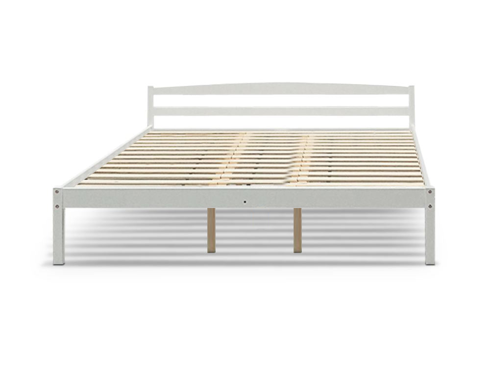 Wayford King Bed Frame - White