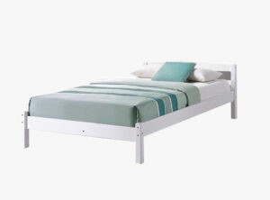 T Wayford Wooden Bed King Single White Pr1579 Bed Frames Nz Depot 1 - Nz Depot