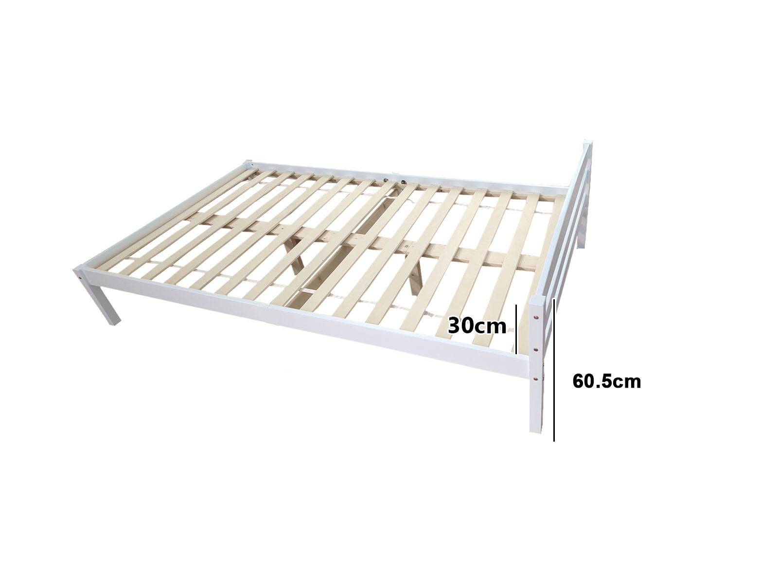 T Wayford Wooden Bed King Single White Pr1579 Bed Frames Nz Depot 4 - Nz Depot