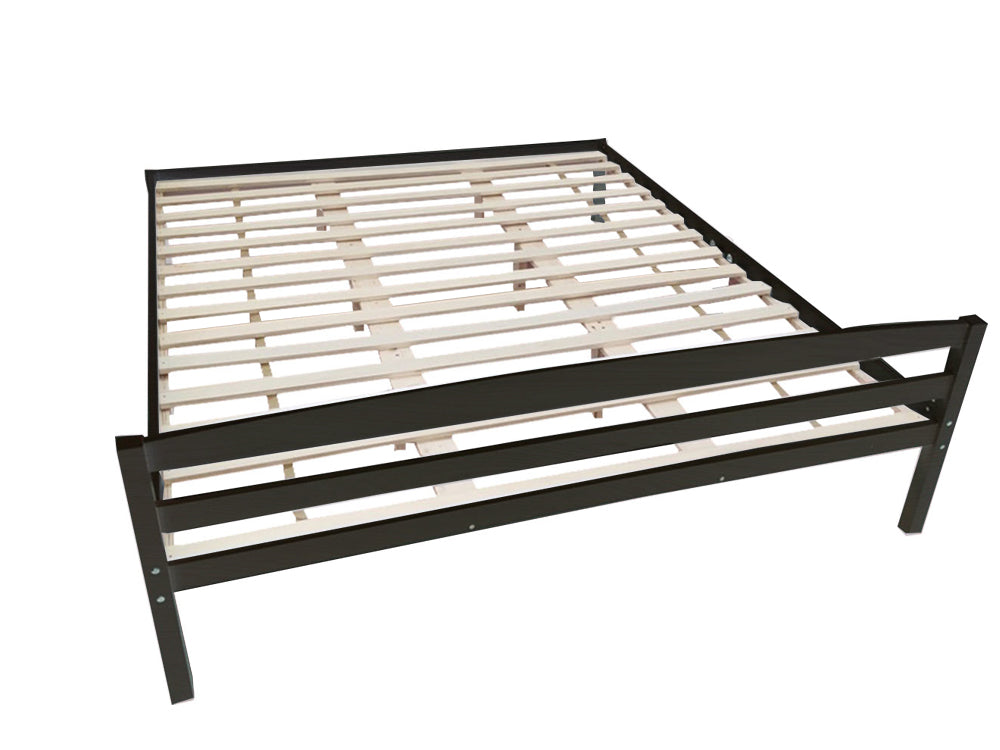 T Wayford Wooden Bed Queen Black Pr2651 Bed Frames Nz Depot 4 - Nz Depot