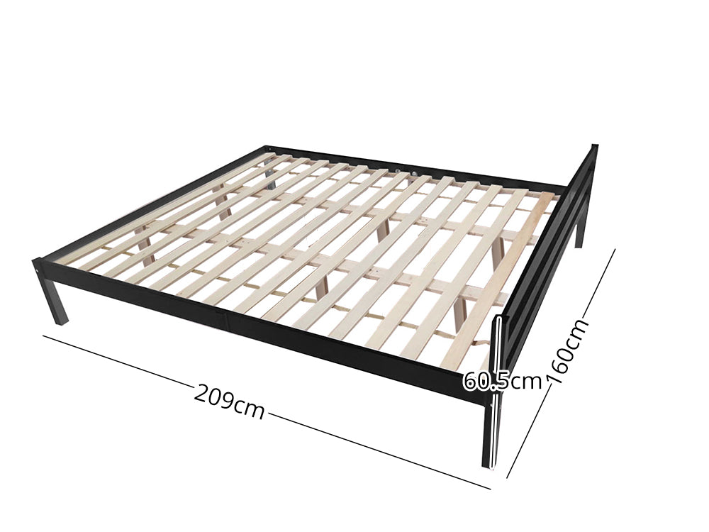 T Wayford Wooden Bed Queen Black Pr2651 Bed Frames Nz Depot 5 - Nz Depot