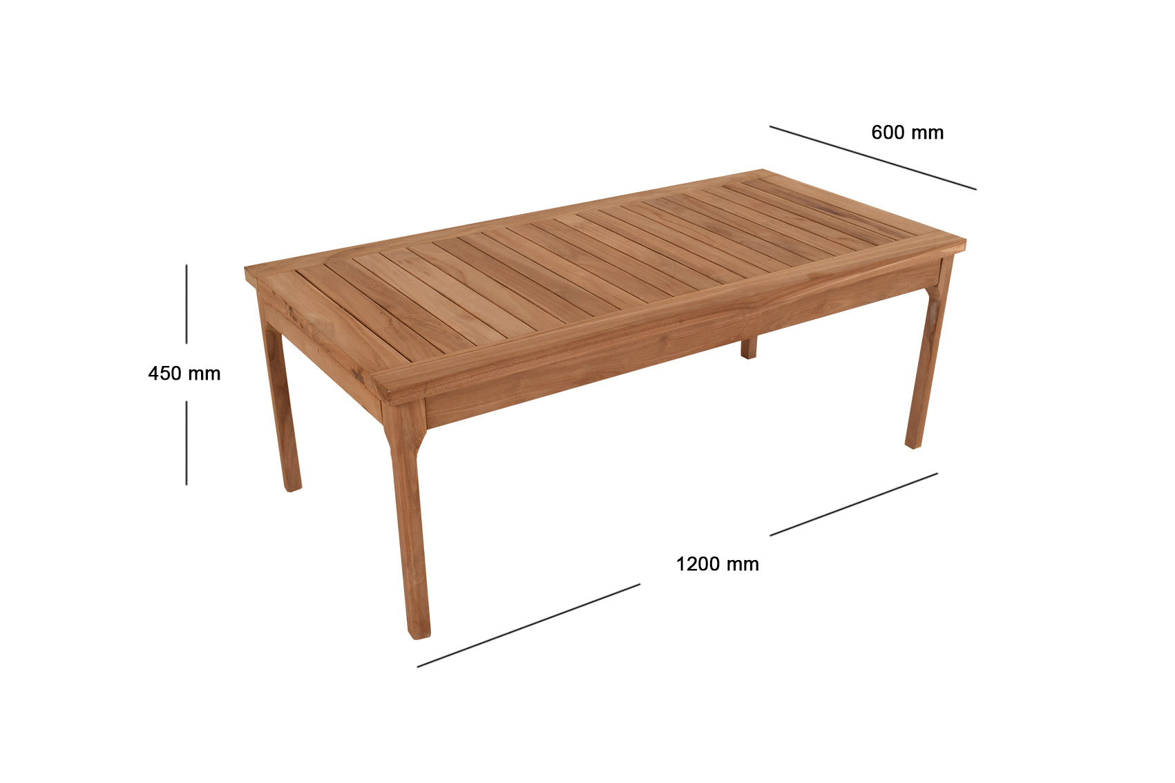 Teak Wood Rectangular Coffee Table 1.2M Pr10074 3 Coffee Tables Nz Depot 3 - Nz Depot