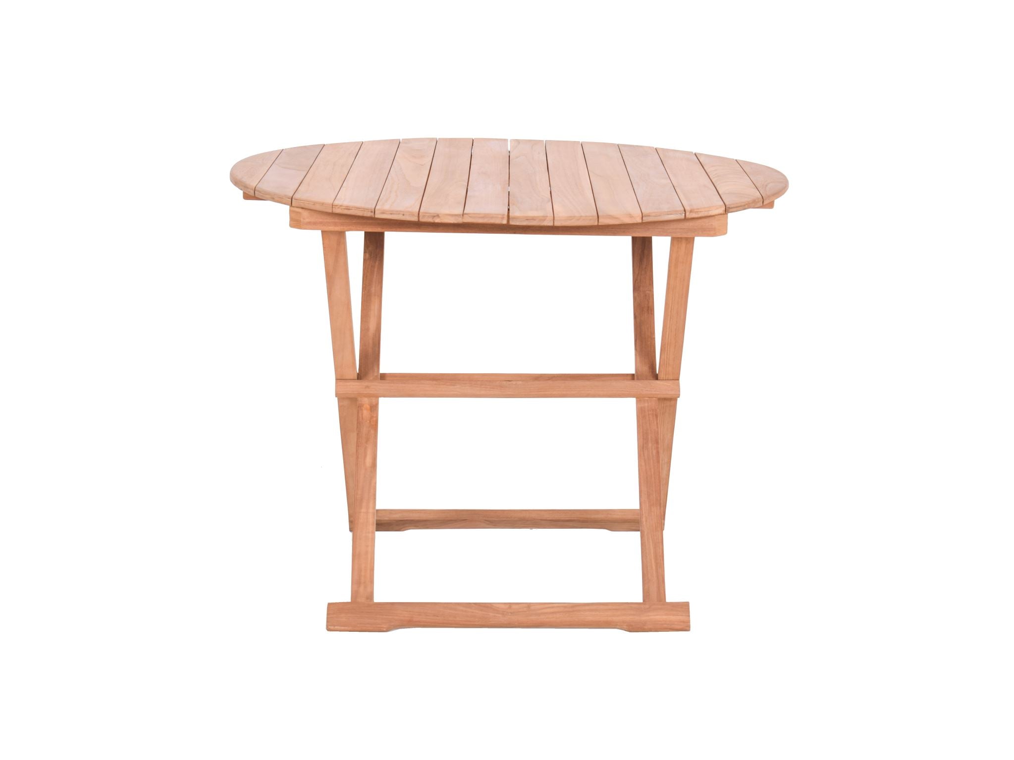 Teak Wood Round Folding Table 1M Pr10072 Outdoor Furniture Nz Depot 3 - Nz Depot