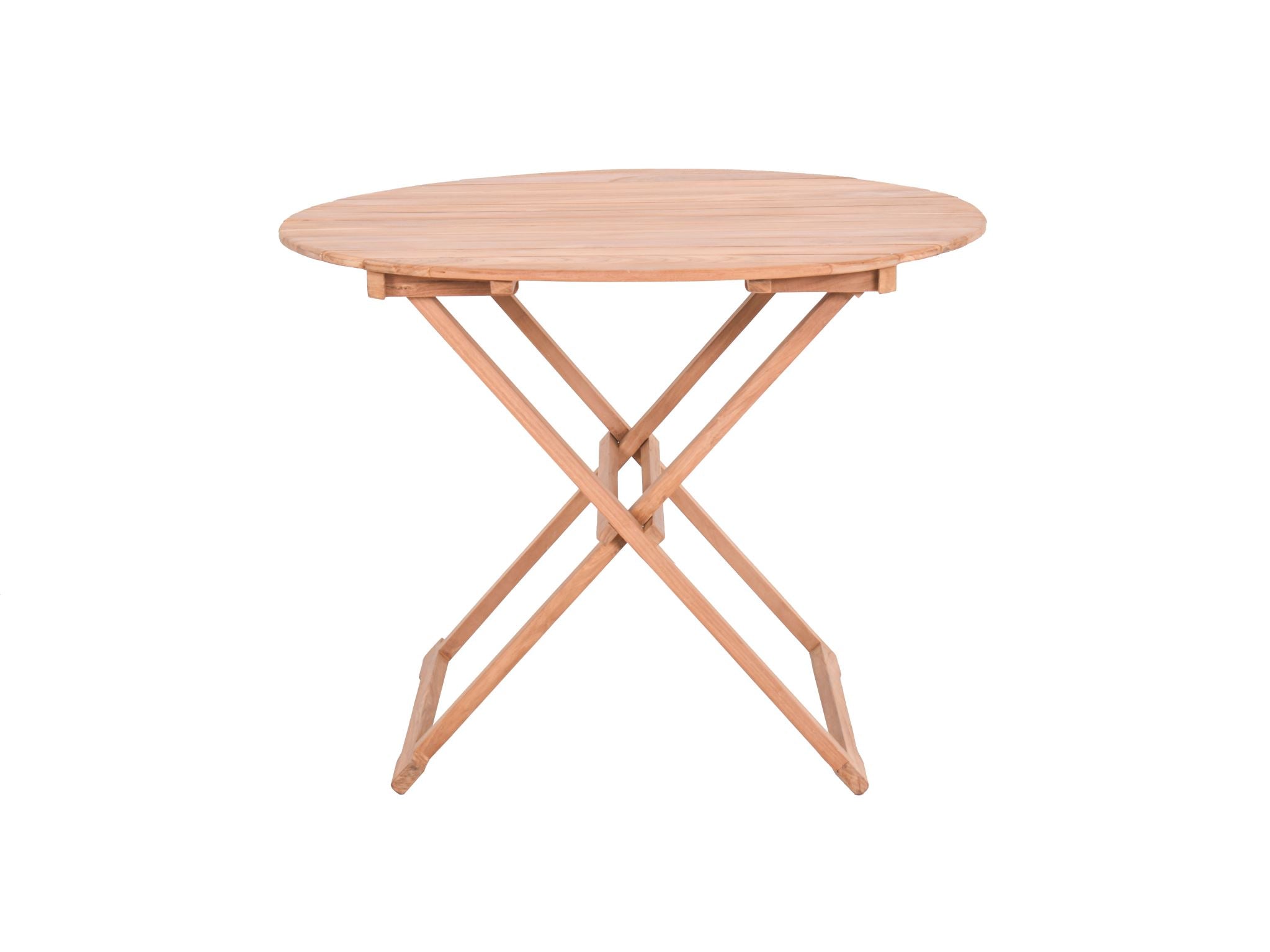 Teak Wood Round Folding Table 1M Pr10072 Outdoor Furniture Nz Depot 4 - Nz Depot