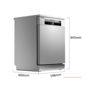 Toshiba 15 Place Settings Freestanding Dishwasher with Auto Open Function - Dishwashers - DW-15F5(SS)-NZ-2 - NZ DEPOT