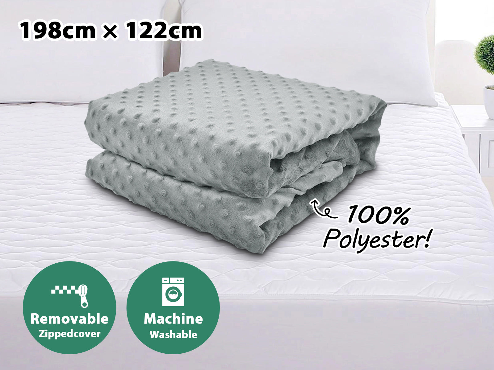 Weighted Blanket With Cover 7Kg Pr66656604 Throws Nz Depot 6 - Nz Depot