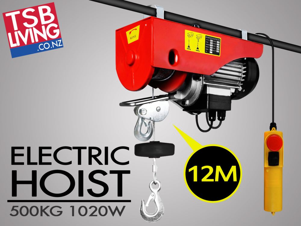 Winch Electric Cable Hoist Lift Tool 240V 500Kg Pr1400 Diesel Pumps Nz Depot 4 - Nz Depot