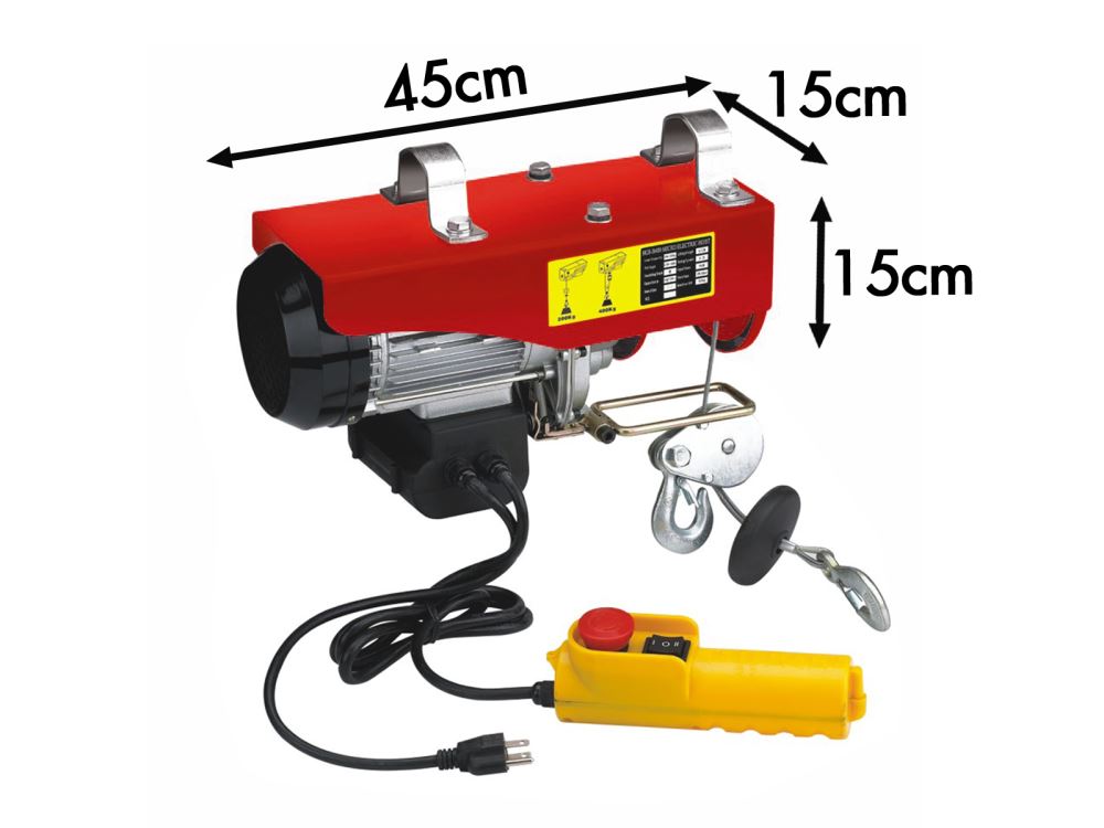 Winch Electric Cable Hoist Lift Tool 240V 600Kg Pr1069 Diesel Pumps Nz Depot 6 - Nz Depot