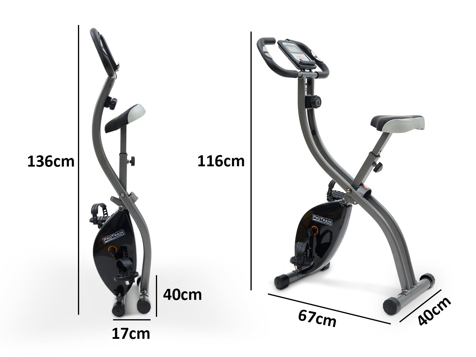 X Bike Folding Magnetic Exercise Bike Pr6044 Exercycle Nz Depot 4 - Nz Depot