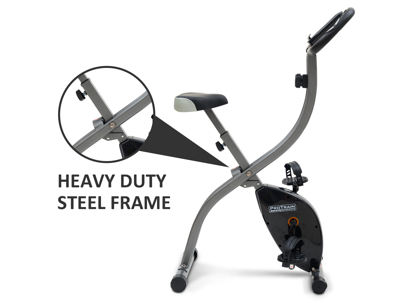 X Bike Folding Magnetic Exercise Bike Pr6044 Exercycle Nz Depot 5 - Nz Depot