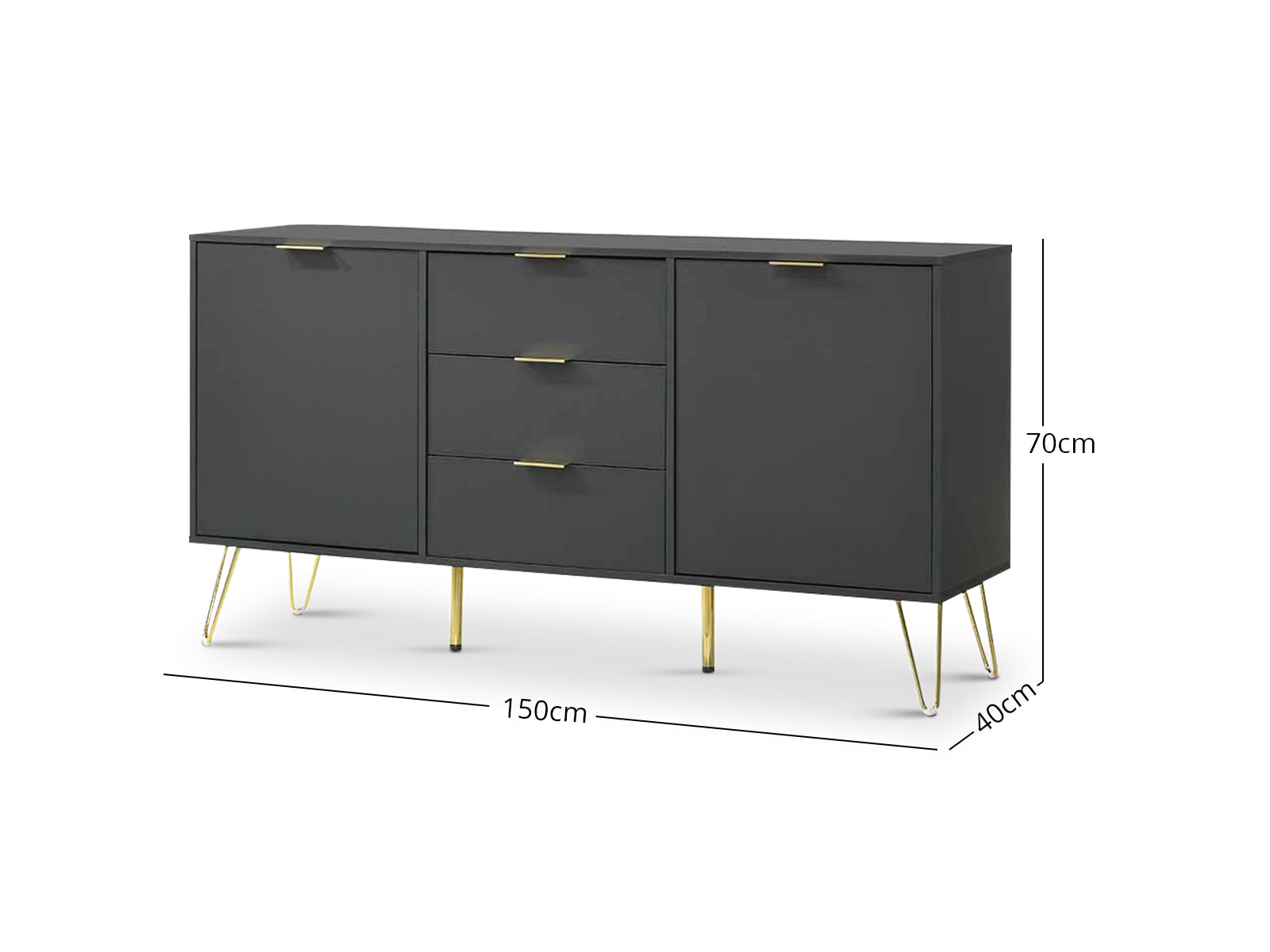 Zinnia Buffet Table Pr65066 Buffet Sideboards Nz Depot 3 - Nz Depot