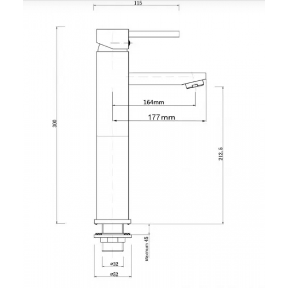 Basin Mixer Round Series Fa0120B Fa0120B Basin Mixer Nz Depot 3 - Nz Depot