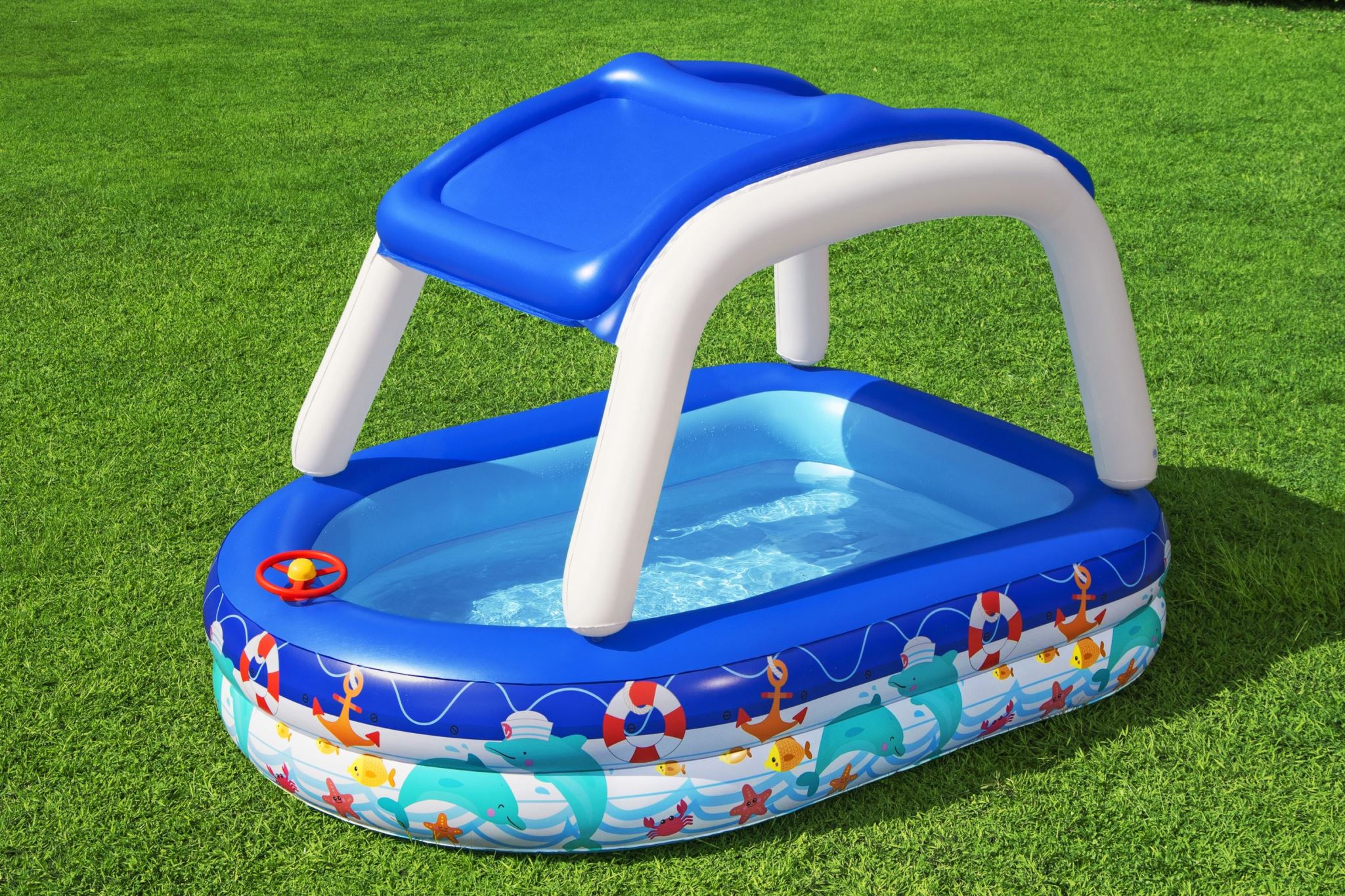 Ds Bestway Family Pool With Canopy Pr10114 Swimming Pools Air Beds Nz Depot 7 - Nz Depot