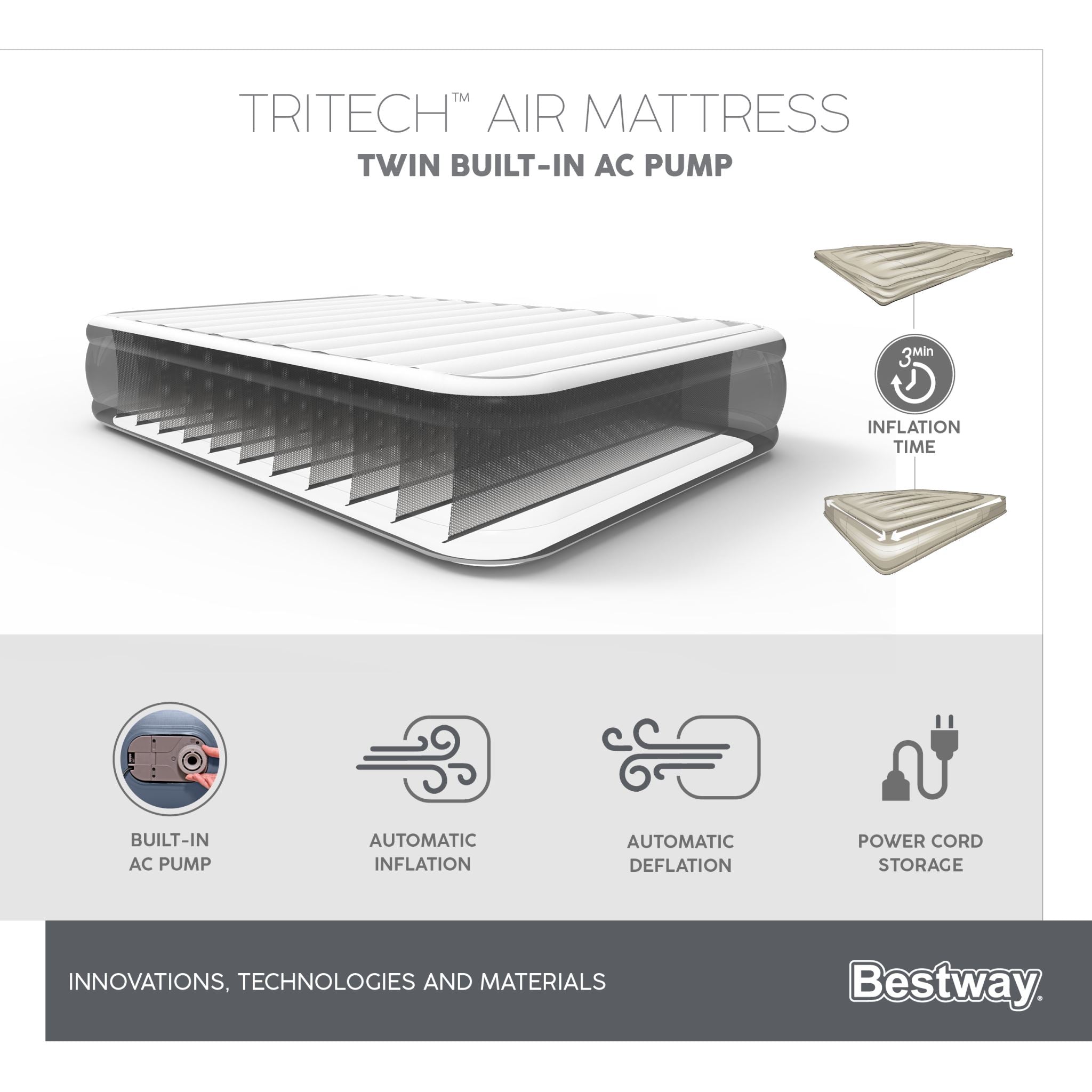 Ds Bestway Tritech Airbed Pr10128 Swimming Pools Air Beds Nz Depot 7 - Nz Depot