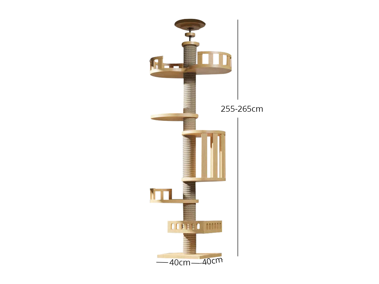 Ds Cat Tree Floor To Ceiling 265Cm Pr65673 Cat Tree Nz Depot 3 - Nz Depot