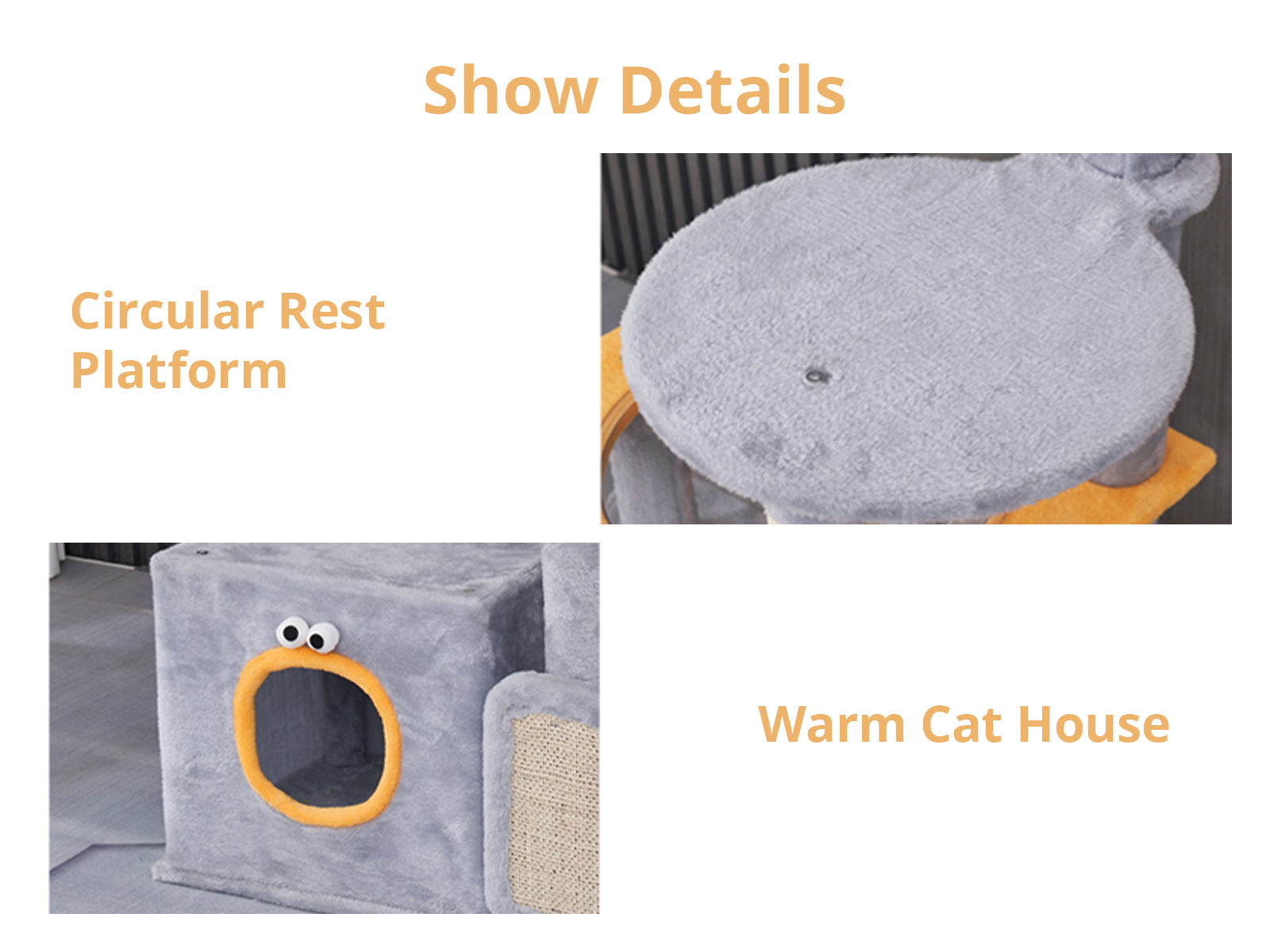 Ds Cat Tree Grey 111 Pr65664 Cat Tree Nz Depot 7 - Nz Depot