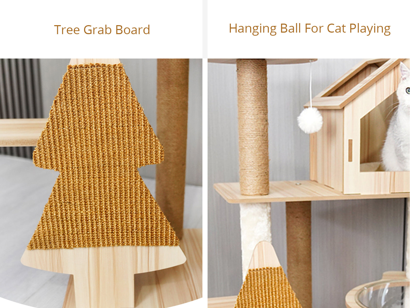 Ds Cat Tree Wooden 100Cm Pr65668 Cat Tree Nz Depot 7 - Nz Depot