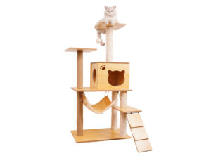 Ds Cat Tree Wooden 127Cm Pr65665 Cat Tree Nz Depot - Nz Depot