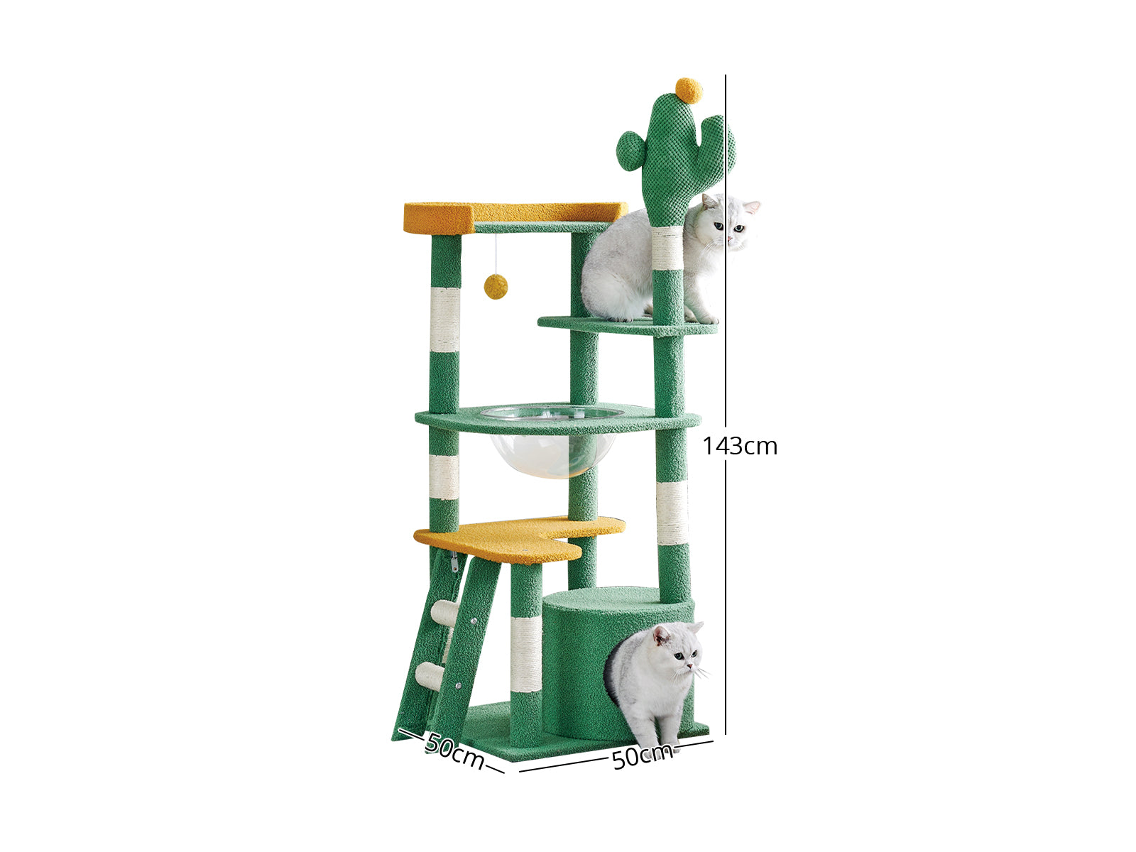 Ds Cat Tree Cactus 143Cm Pr65660 Cat Tree Nz Depot 3 - Nz Depot