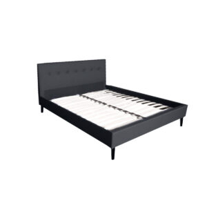 Novo Fabric Bed Queen with Queen Mattress Mem23 Combo