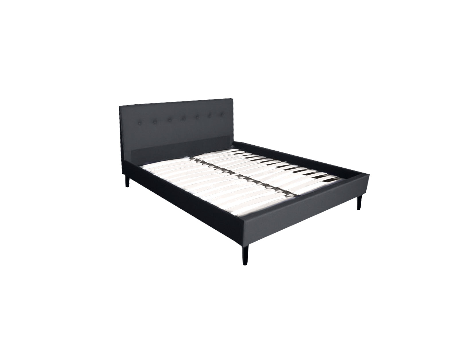 Novo Fabric Bed Queen With Queen Mattress Mem23 Combo