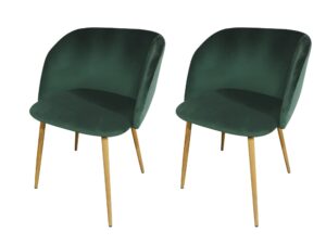 Ds Parson Dining Chair X2 Velvet Teal Pr65601 Dining Chairs Nz Depot - Nz Depot