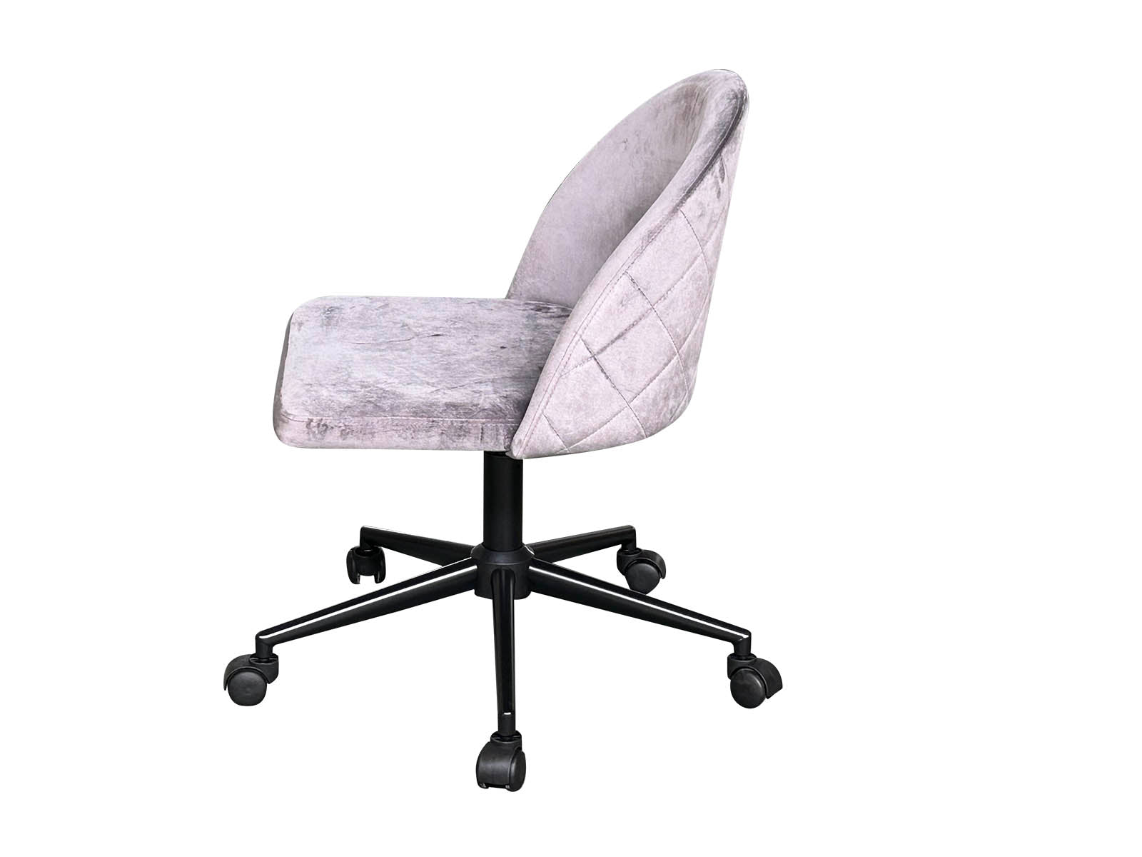 Dallin Office Chair Velvet Grey Pr9537 Office Chairs Nz Depot 3 - Nz Depot