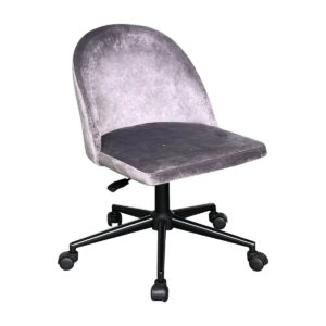 Dallin Office Chair Velvet Grey