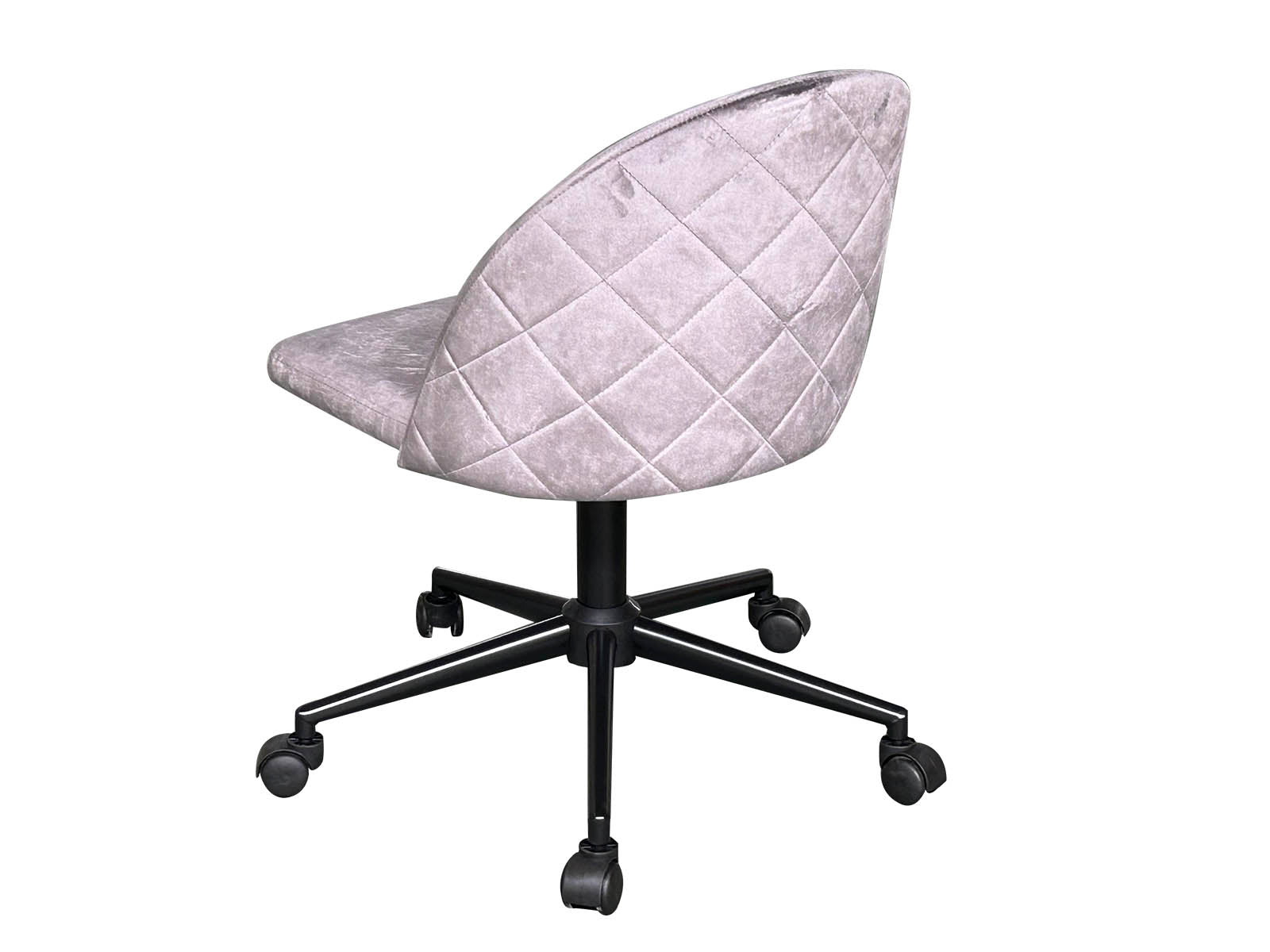 Dallin Office Chair Velvet Grey Pr9537 Office Chairs Nz Depot 4 - Nz Depot