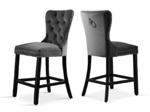 Dining Chair X2 Bs740 Dark Grey Pr12954 Dining Chairs Nz Depot - Nz Depot