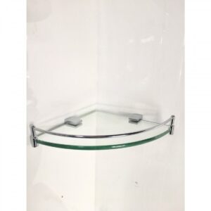 Glass Shelf Curved Corner Series 805 200Mm 805 200Mm Bathroom Accessories Nz Depot - Nz Depot