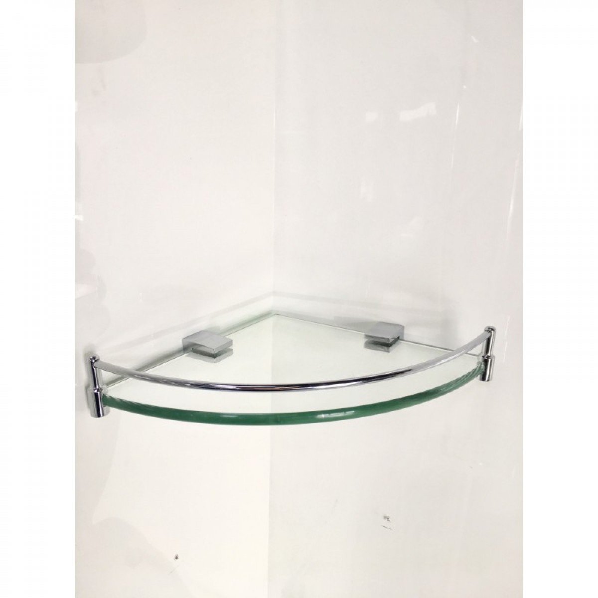 Glass Shelf - Curved Corner Series 805 200Mm, Bathroom Accessories - Nz Depot