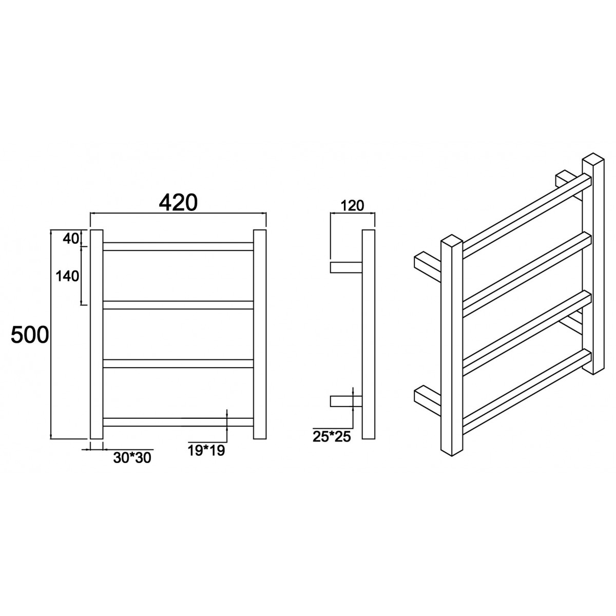 Heated Towel Rail - Nz Depot