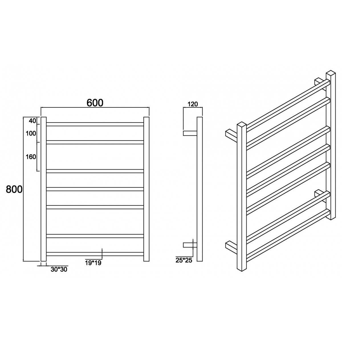 Heated Towel Rail - Nz Depot